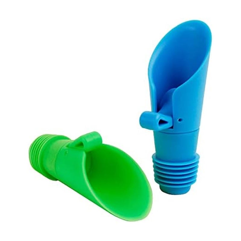 Houdini Flipper Wine Pourer Bottle Stoppers, Set of 2, Assorted Colors - Image 1